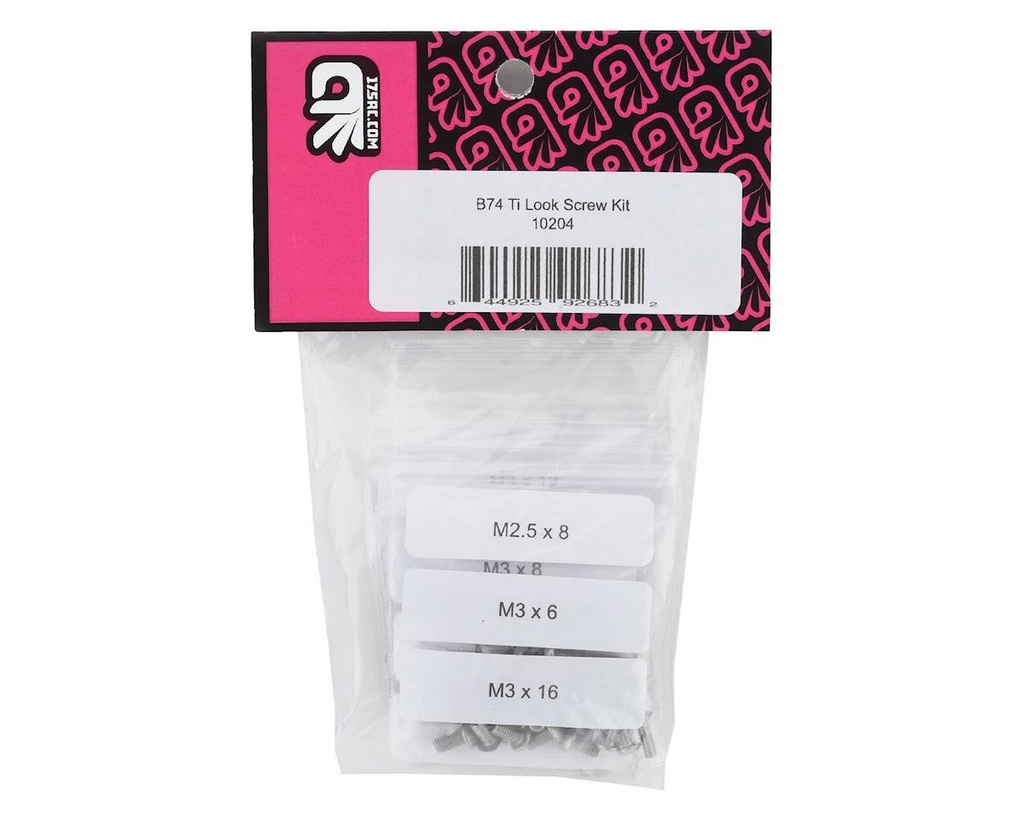 175RC RC10B74 "Ti-Look" Screw Kit