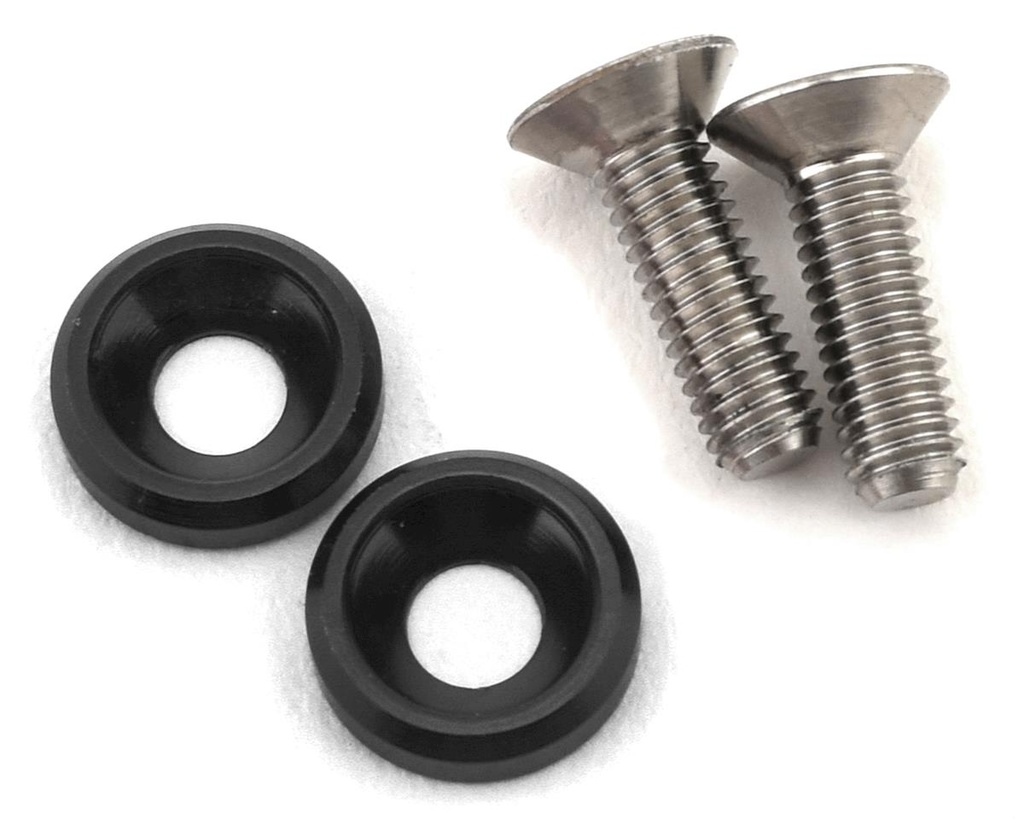 175RC 3x10mm Titanium Motor Screws (Black)