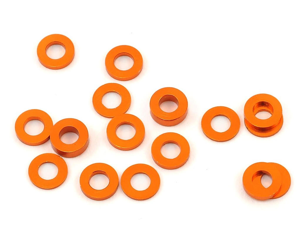 175RC XRAY XB2/XT2 Machined Hub Spacers (Orange) (16)