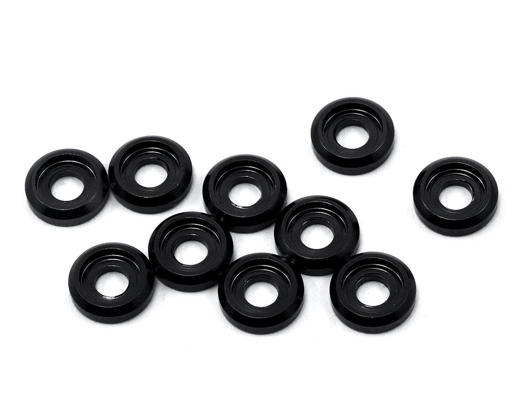 175RC Aluminum Button Head Screw High Load Spacer (Black) (10)