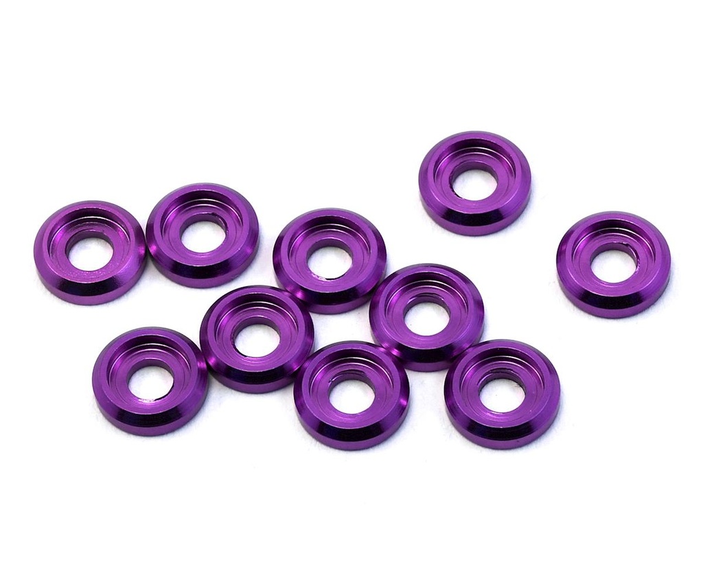 175RC Aluminum Button Head Screw High Load Spacer (Purple) (10)