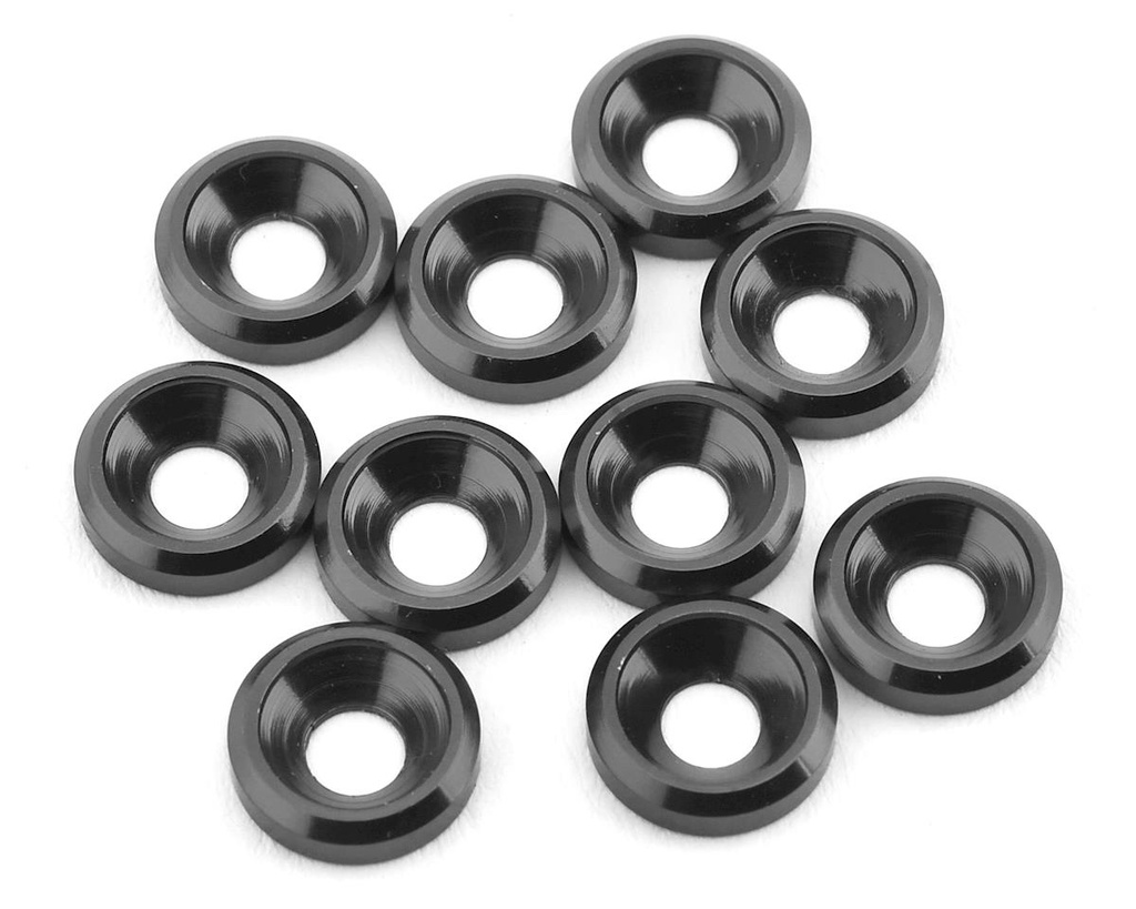 175RC Aluminum Flat Head High Load Spacer (Grey) (10)