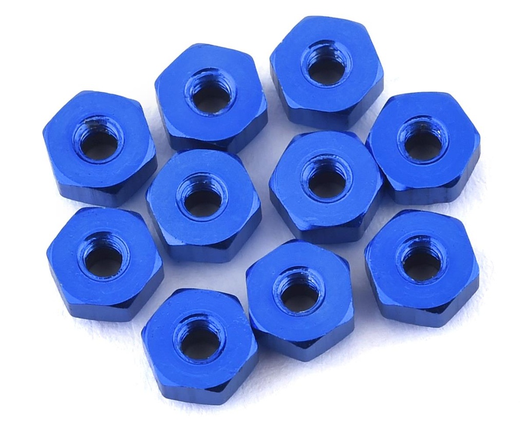 175RC 4.5mm Mini-T 2.0 Aluminum Nut Kit (Blue) (10)