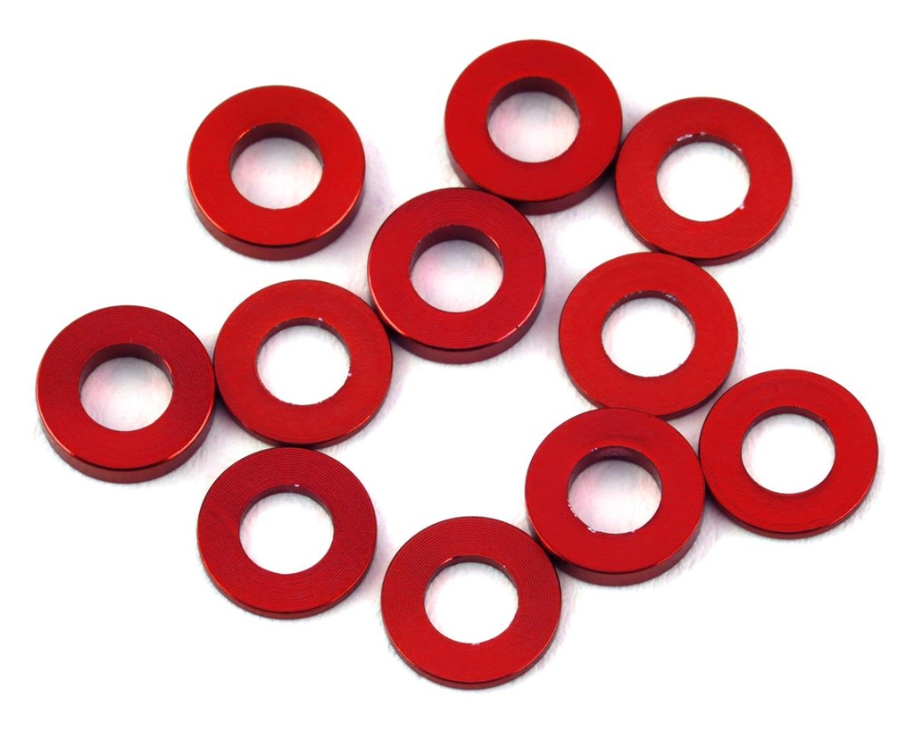 175RC Mini T/B Ball Stud Spacers (Red) (12)
