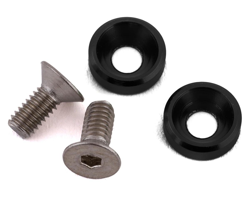 175RC Mini T/B High Load Motor Screws (Black) (2)
