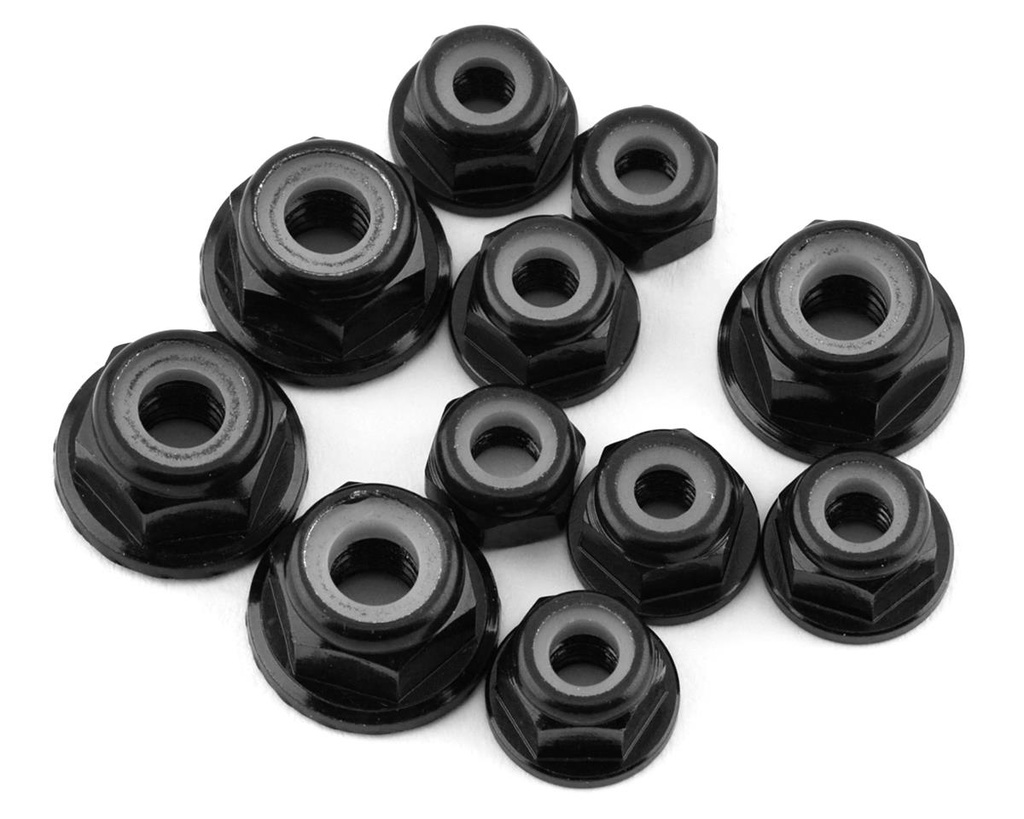 175RC Losi 22S Drag Car Aluminum Nut Kit (Black) (11)