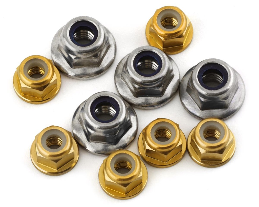 175RC Pro2 Sc10 Nut Kit (Gold) (10)