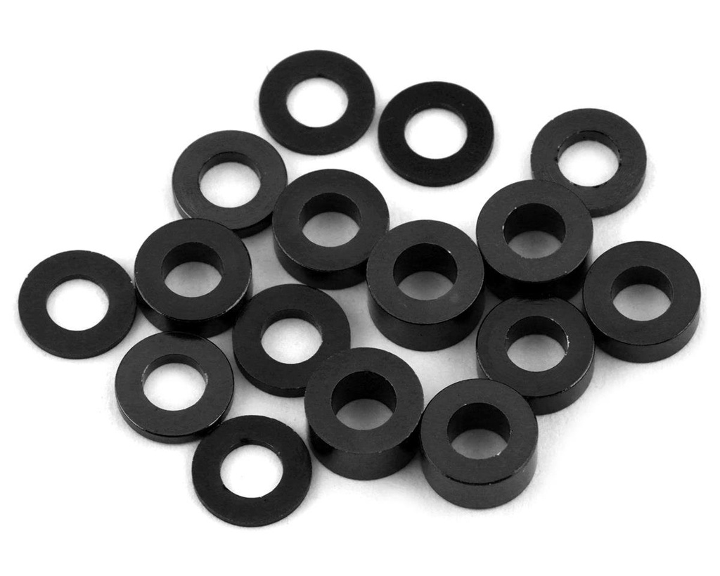 175RC Pro2 Sc10 Ball Stud Spacer Kit (Black) (16)