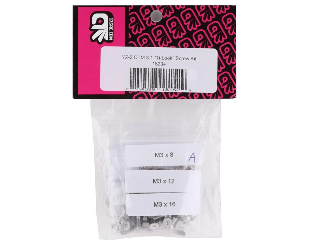 175RC YZ-2 DTM 3.1 "Ti Look" Screw Kit