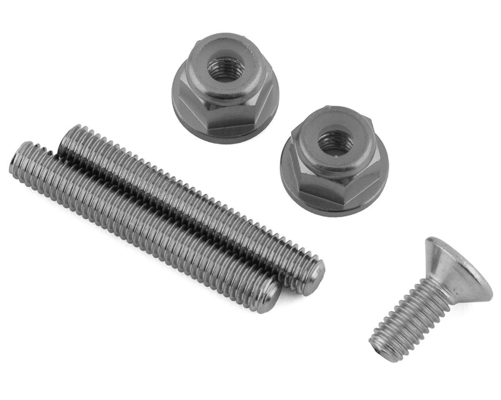 175RC Associated DR10M "Ti-Look" Lower Arm Stud Kit (Grey)