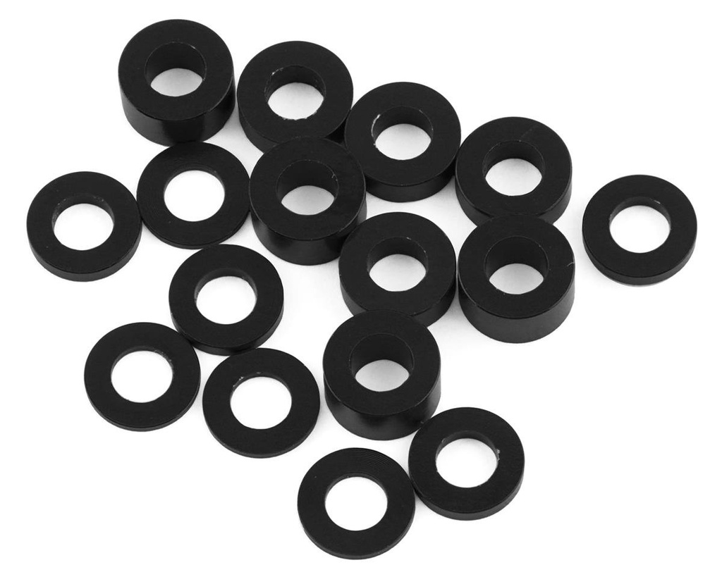 175RC Associated B6.4/B6.4D Ball Stud Spacer Kit (Black) (16)