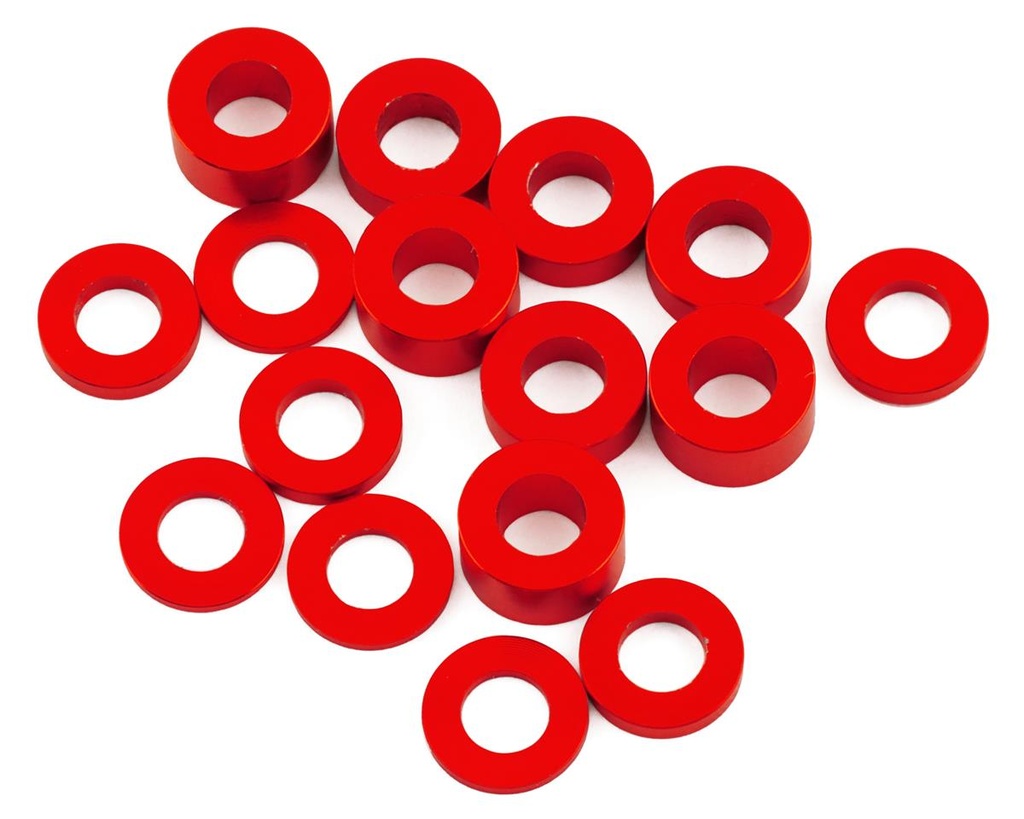 175RC Associated B6.4/B6.4D Ball Stud Spacer Kit (Red) (16)