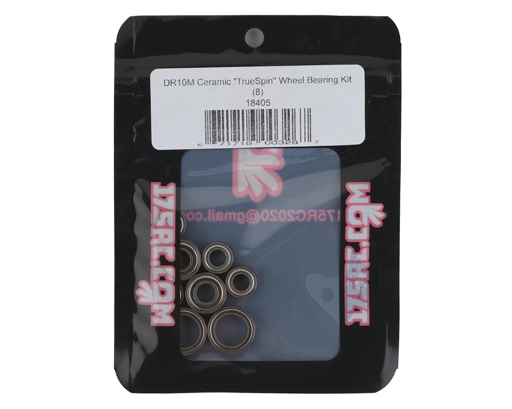 175RC DR10M Ceramic "TrueSpin" Wheel Bearing Kit (8)