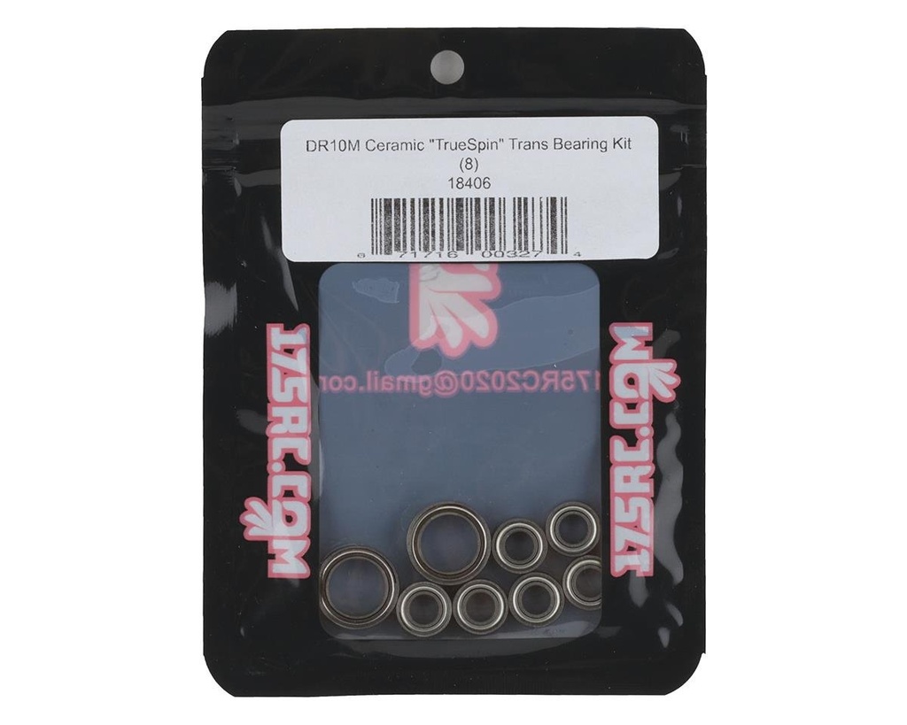 175RC DR10M Ceramic "TrueSpin" Trans Bearing Kit (8)