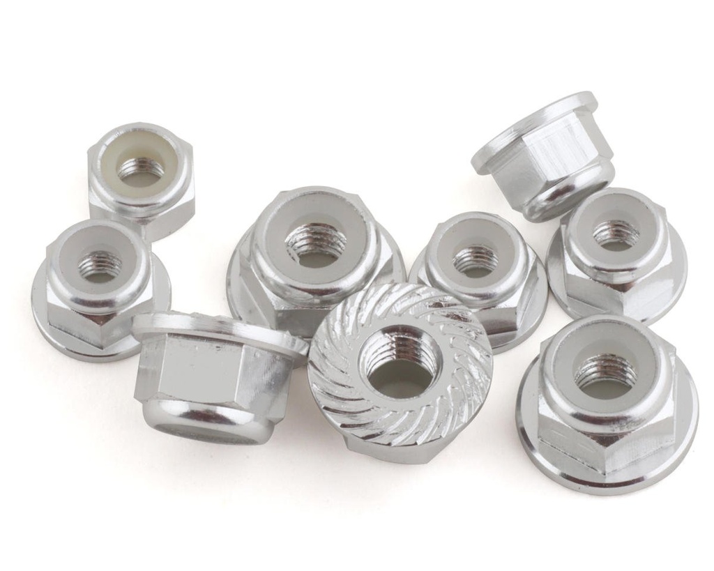 175RC Losi 22S SCT Aluminum Nut Kit (Silver) (9)