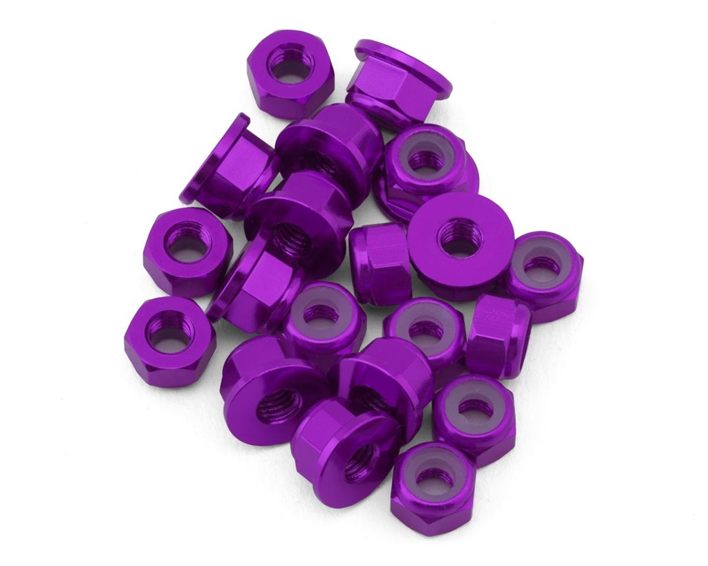 175RC Mugen MSB1 Aluminum Nut Kit (Purple)