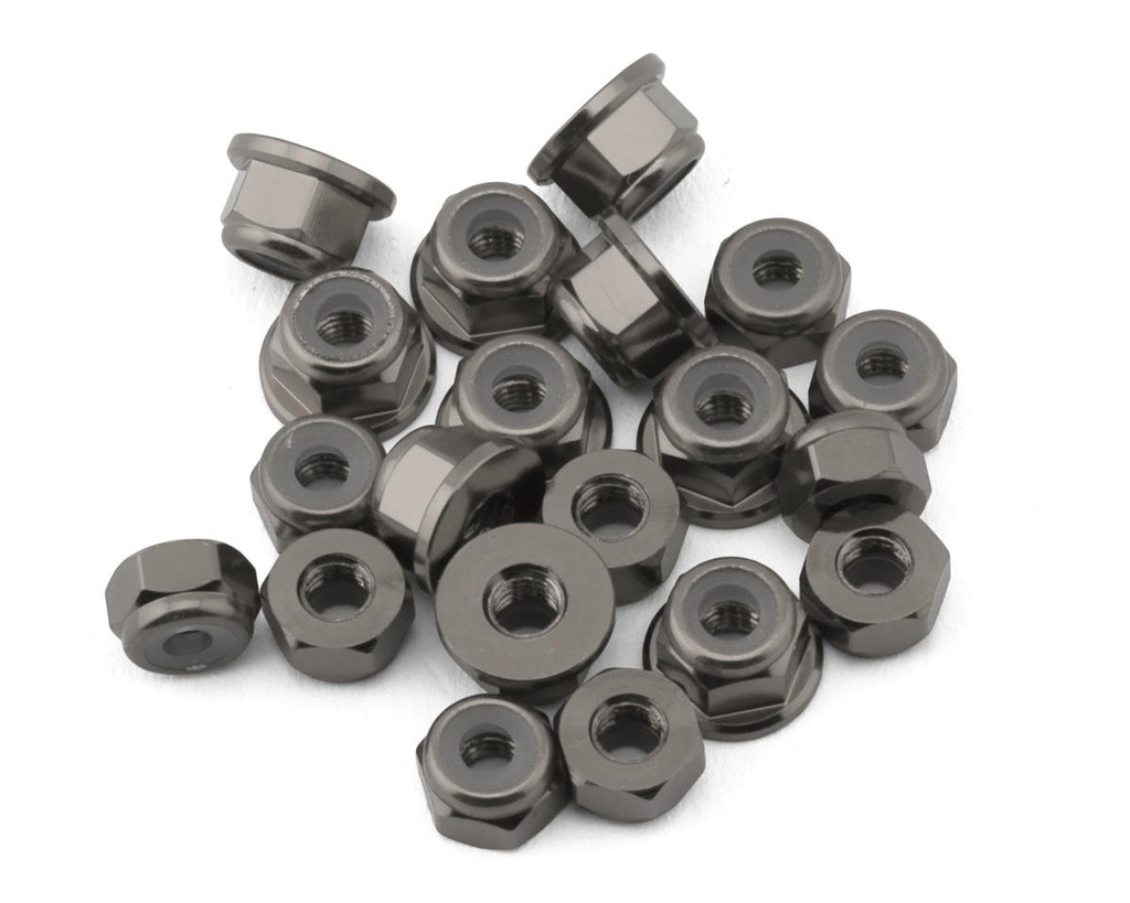 175RC Team Associated RC10B74.2D CE Aluminum Nuts Kit (Grey)