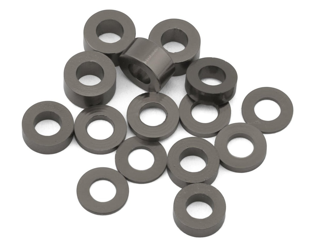 175RC Team Associated RC10B74.2D CE Aluminum Spacers Kit (Grey)