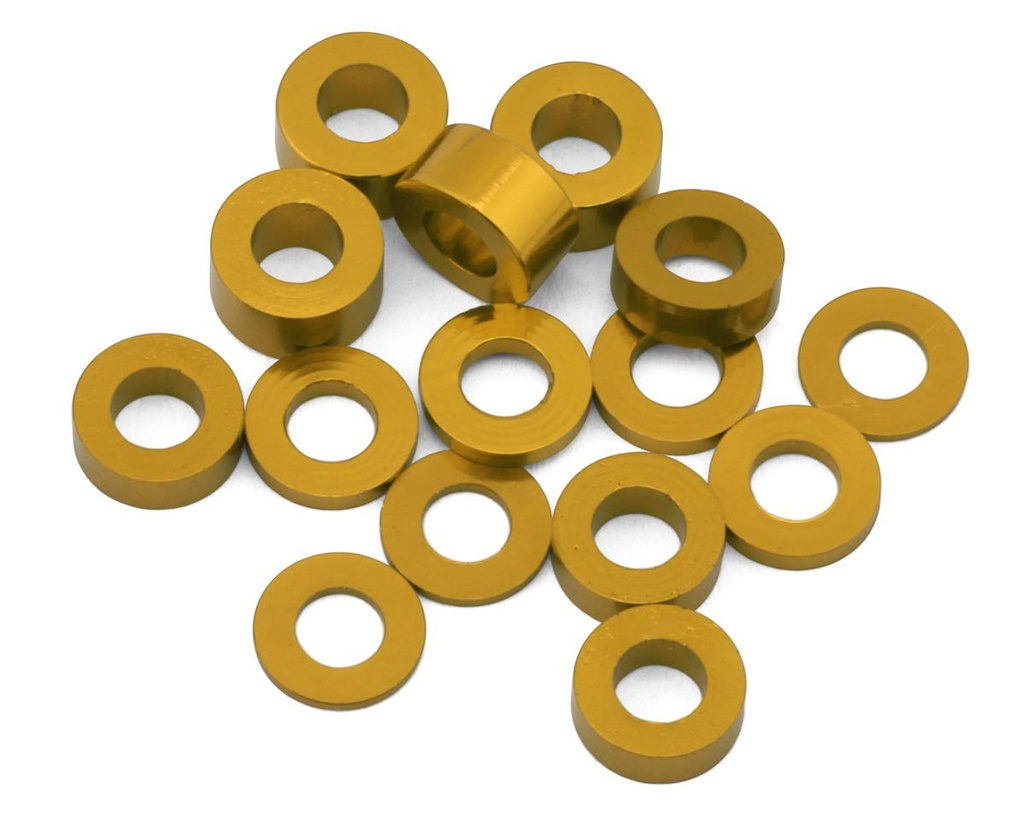 175RC Team Associated RC10B74.2D CE Aluminum Spacers Kit (Gold)
