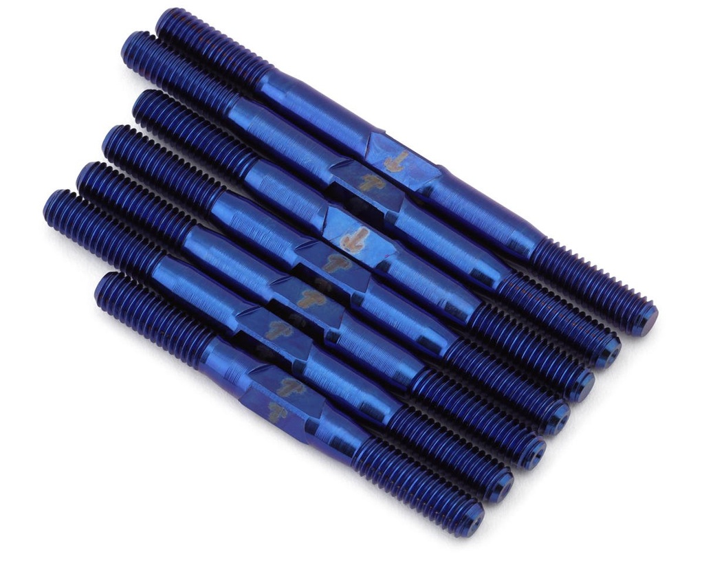 1UP Racing RC10B74.2/RC10B74.2D Pro Duty Titanium Turnbuckle Set (Blue)