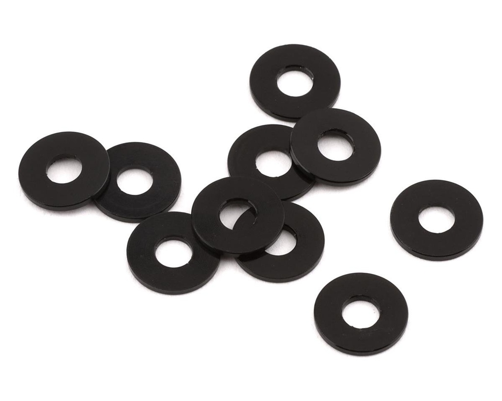 1UP Racing 3x8mm Precision Aluminum Shims (Black) (10) (0.75mm)