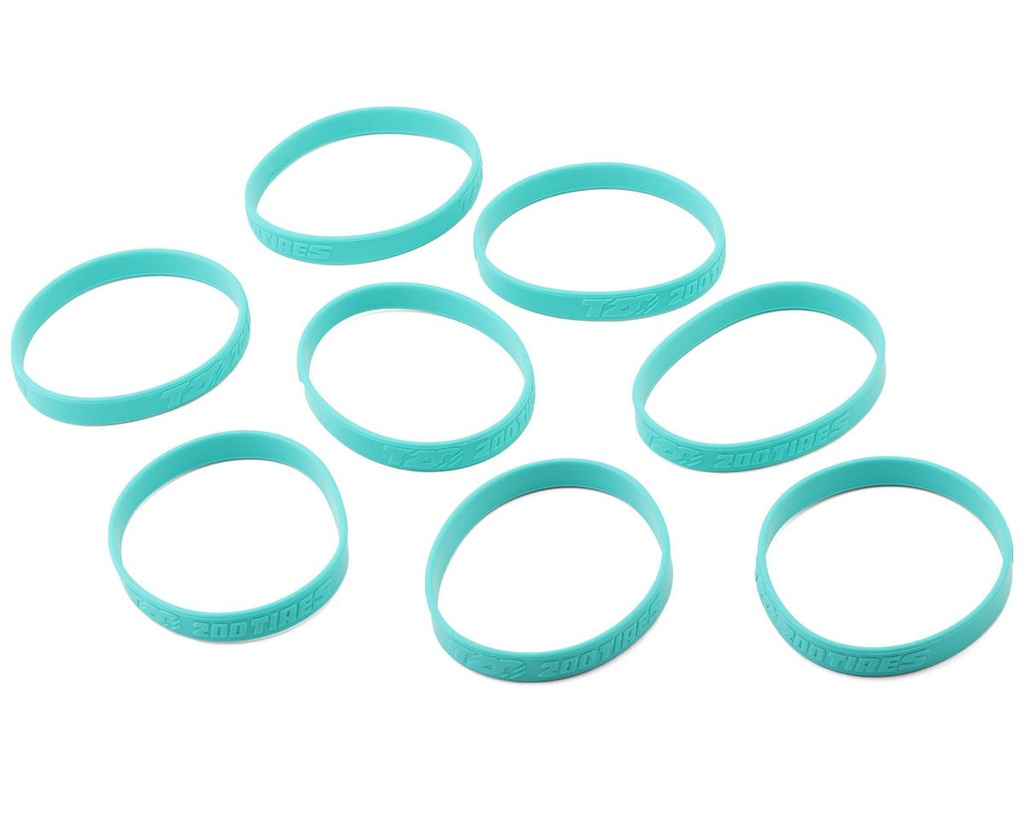TZO Tires 1/8 Tire Gluing Bands (8)