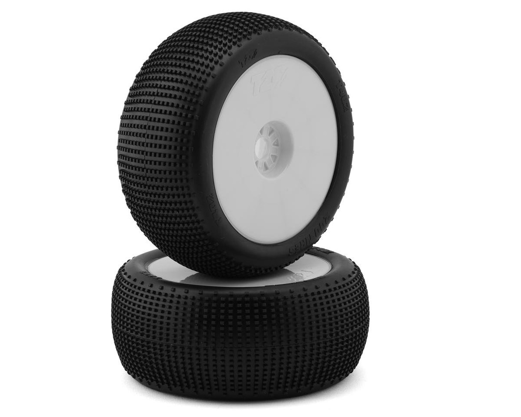 TZO Tires 402 1/8 Truggy Non-Glued Tire Set (White) (2) (Hard)