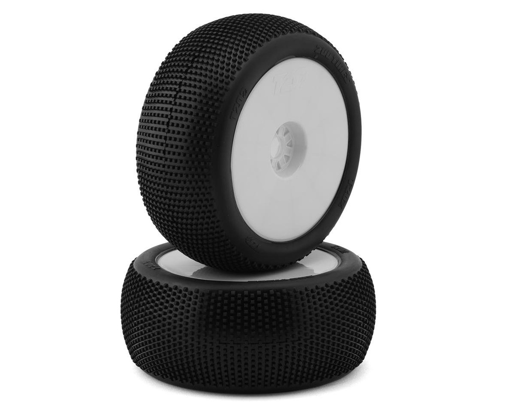 TZO Tires 202 1/8 Truggy Non-Glued Tire Set (White) (2) (Hard)