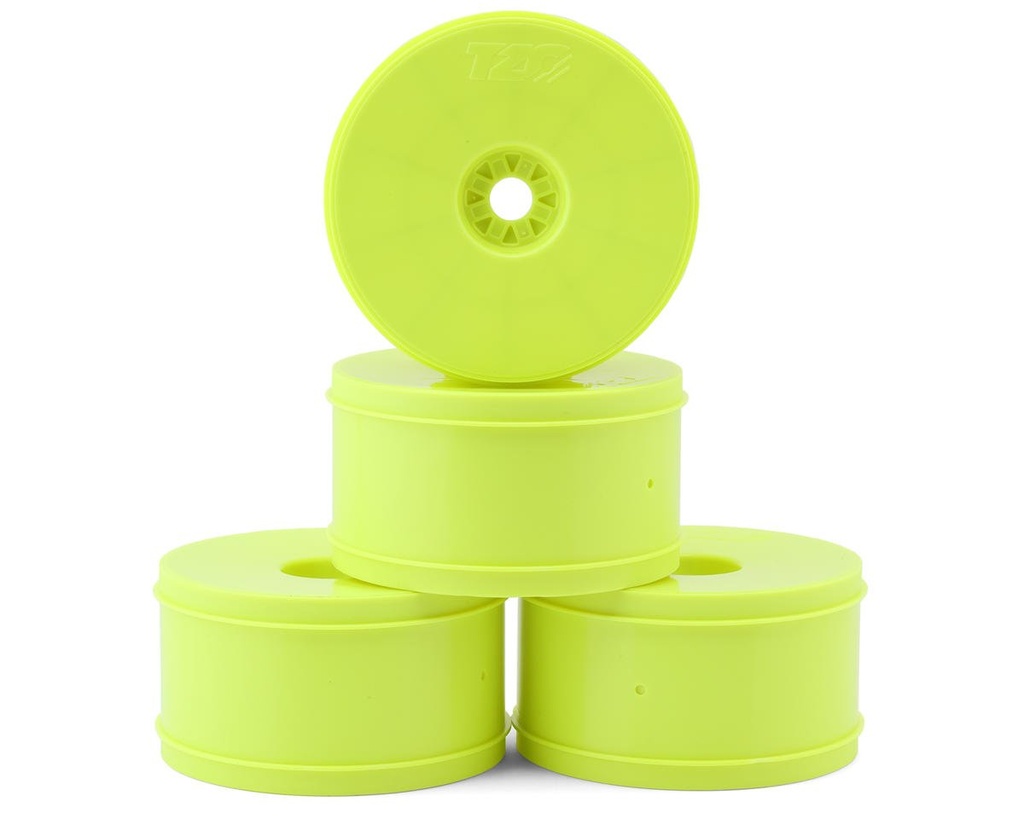 TZO Tires 1/8 Truggy Wheel Set (Yellow) (4)