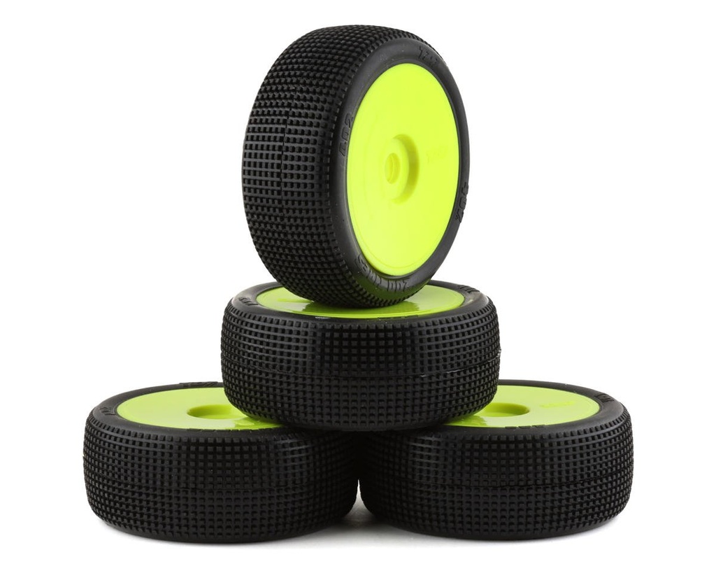 TZO Tires 402 1/8 Buggy Non-Glued Tire Set (Yellow) (4) (Ultra Soft)