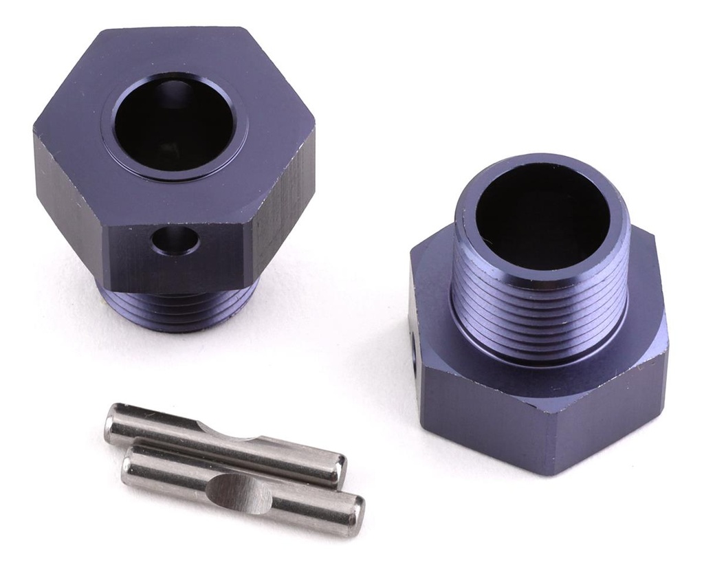 Tekno RC ET/NT48 2.0 Aluminum 17mm Hex Wheel Hub Set (Gun Metal) (2)