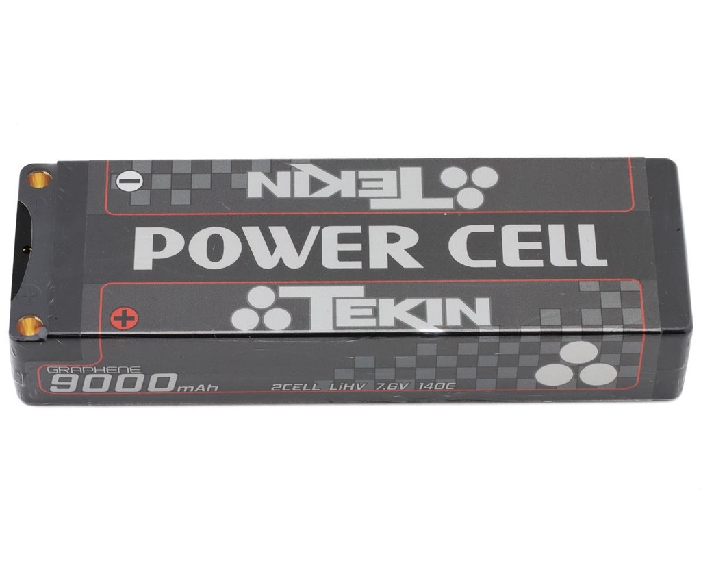 Tekin Power Cell 2S Graphene LiHV Battery 140C (7.6V/9000mAh)