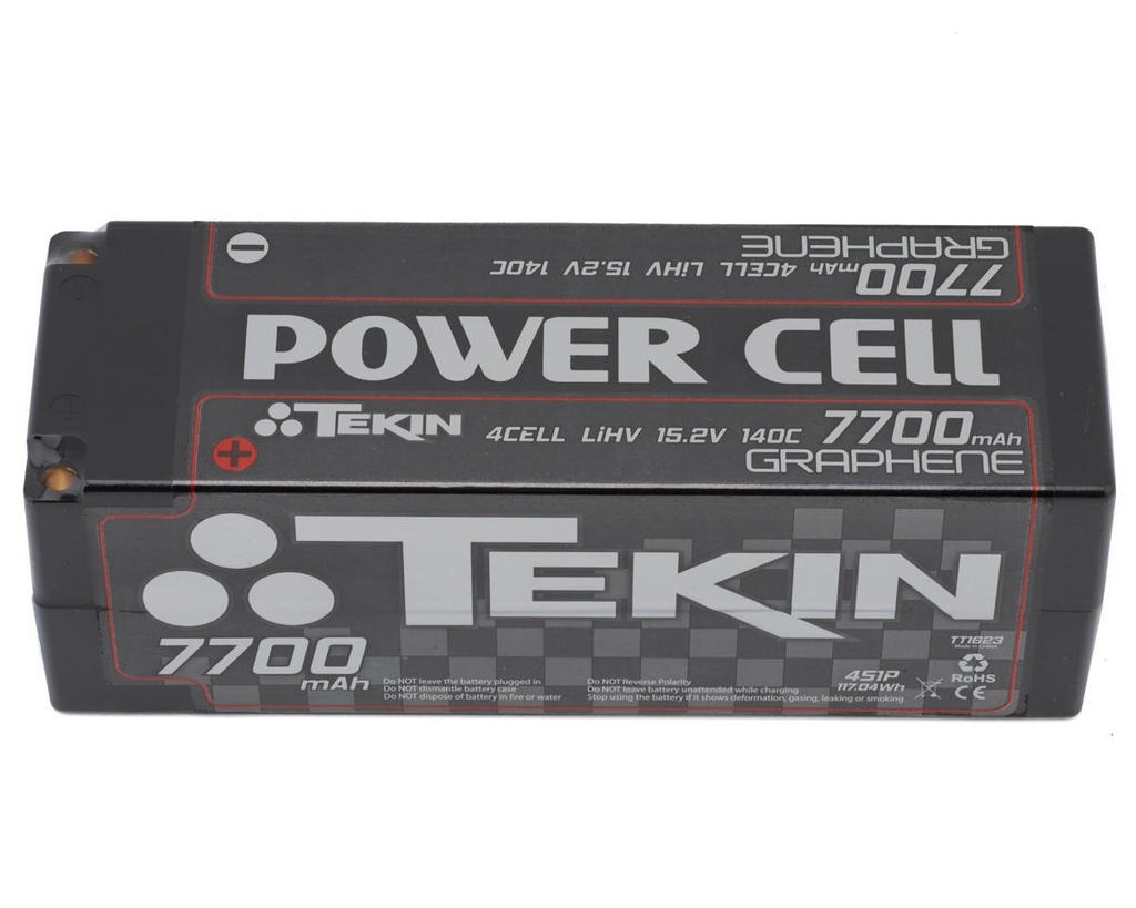Tekin Power Cell 4S HV 140C LiPo Battery (15.2V/7700mAh)