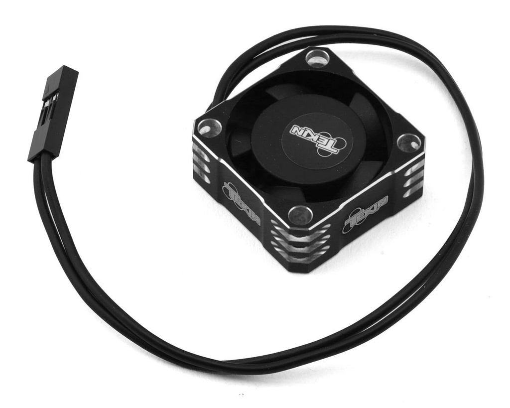 Tekin 25x25x10 Hiflow Aluminum Cooling Fan (Black/Silver)