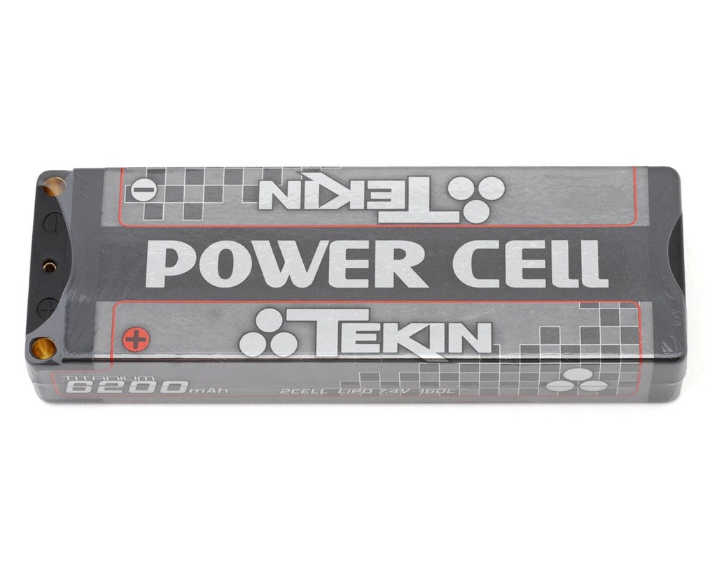 Tekin Titanium Power Cell 2S LCG Stick 160C LiPo Battery (7.4V/6200mAh)
