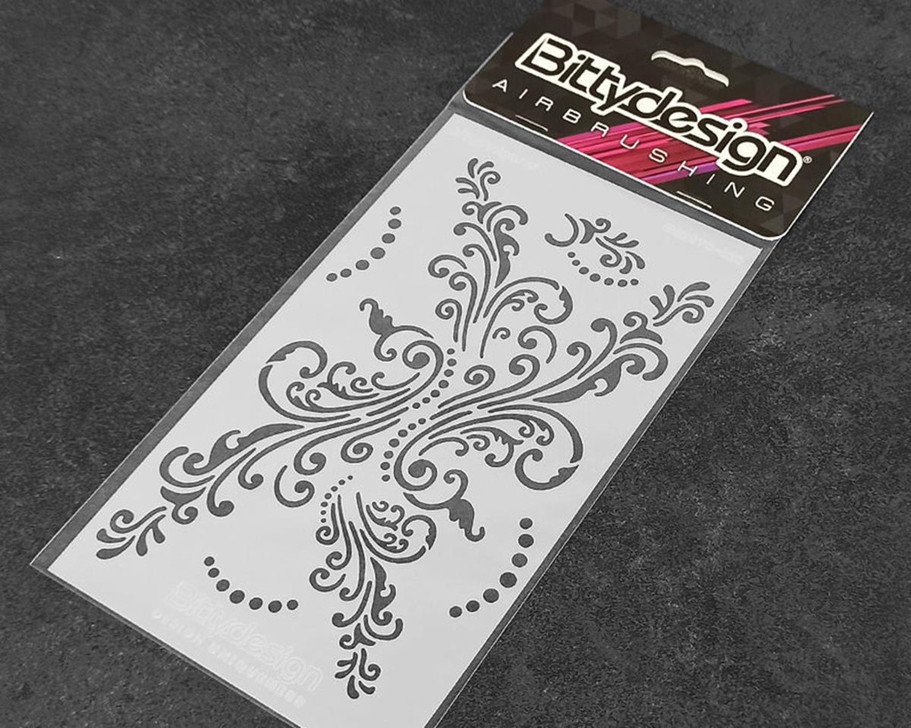 Bittydesign Vinyl Paint Stencil (Floral)