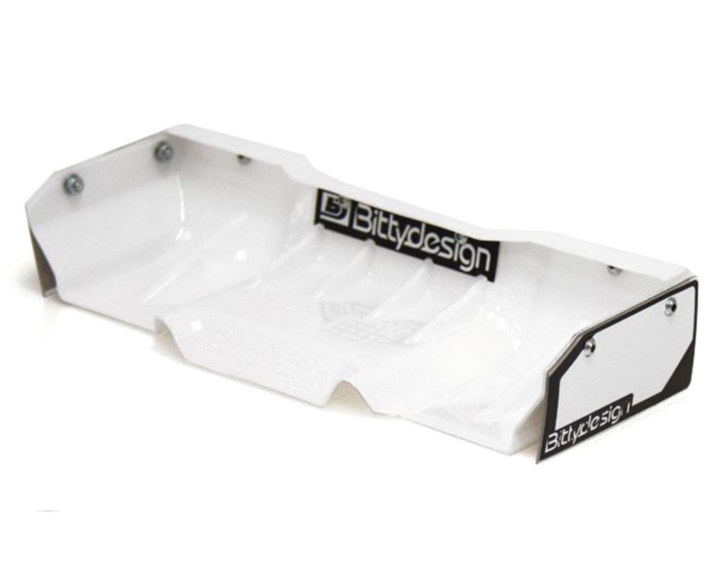 Bittydesign "Zefirus" Lexan 1/8 Buggy & Truggy Wing (White)