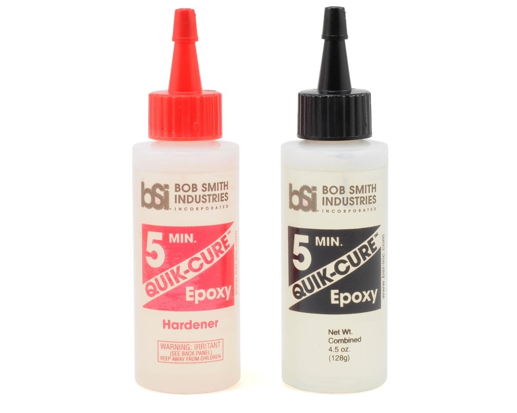Bob Smith Industries QUICK-CURE 5 Minute  Epoxy (4 1/2oz)