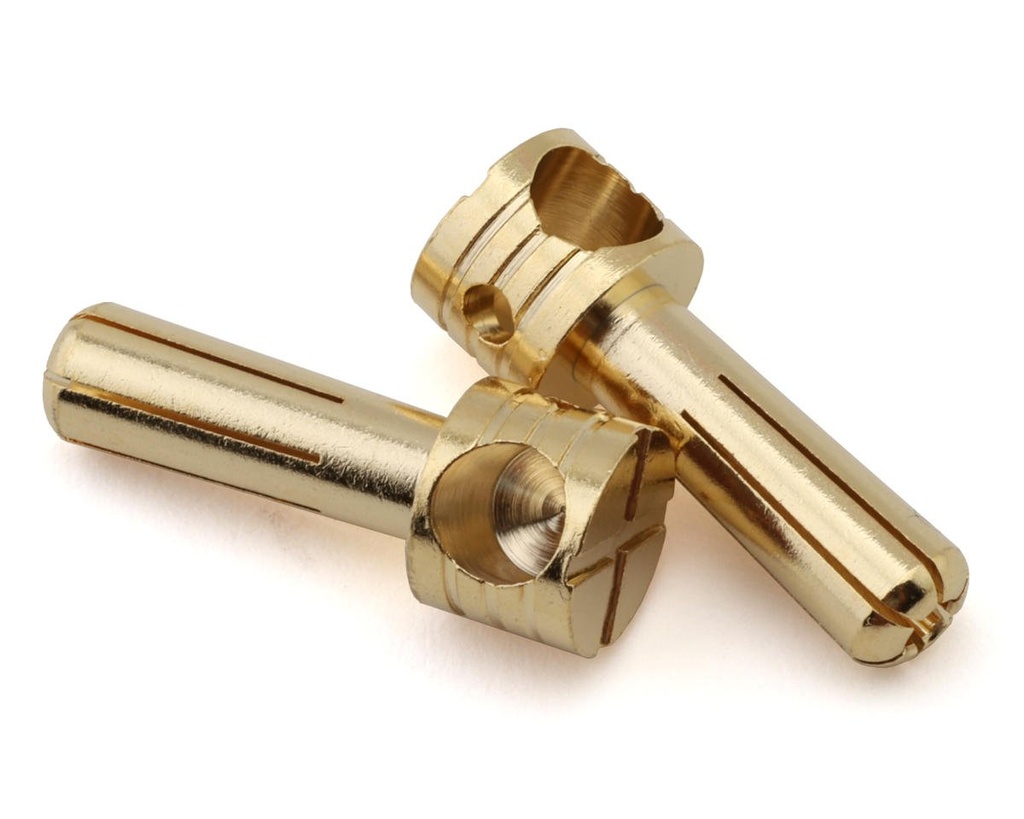 Maclan Heavy Duty 5mm Heavy Duty Gold Bullet Connectors (2)