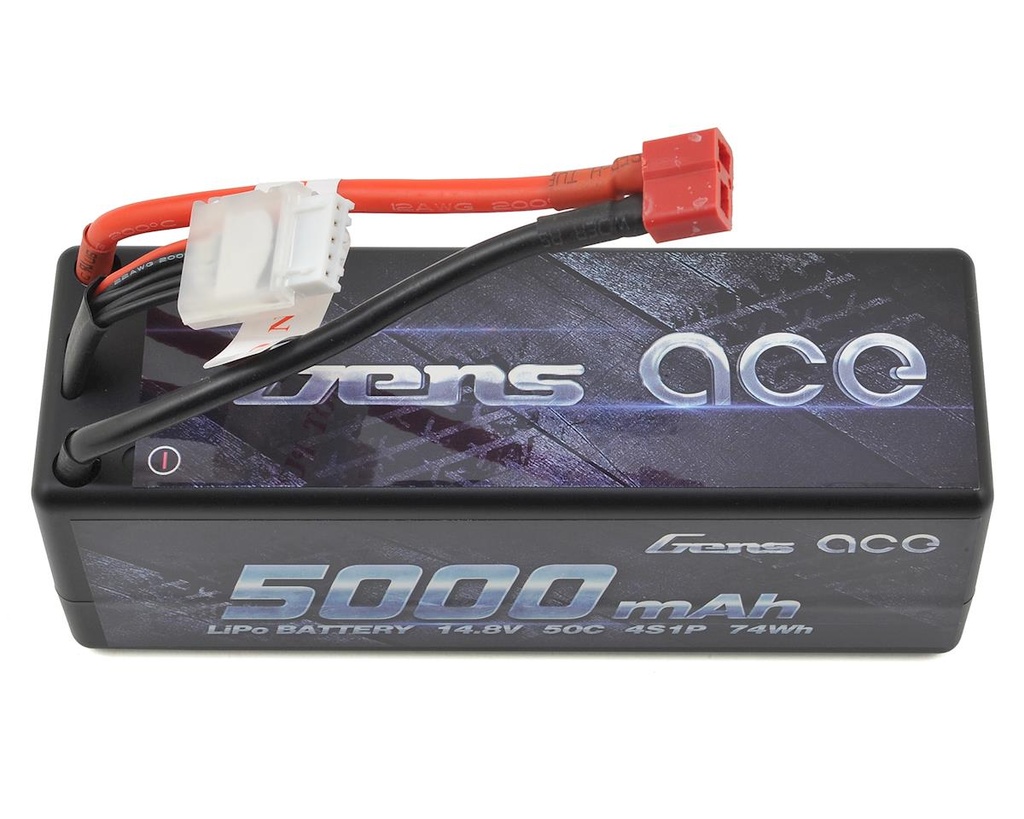 Gens Ace 4S LiPo Battery Pack 50C w/Deans Connector (14.8V/5000mAh)