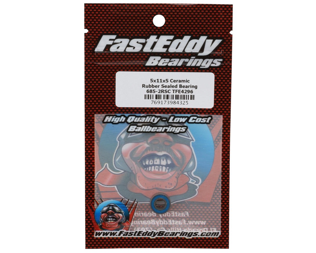 FastEddy 5x11x5mm Ceramic Sealed Ball Bearing