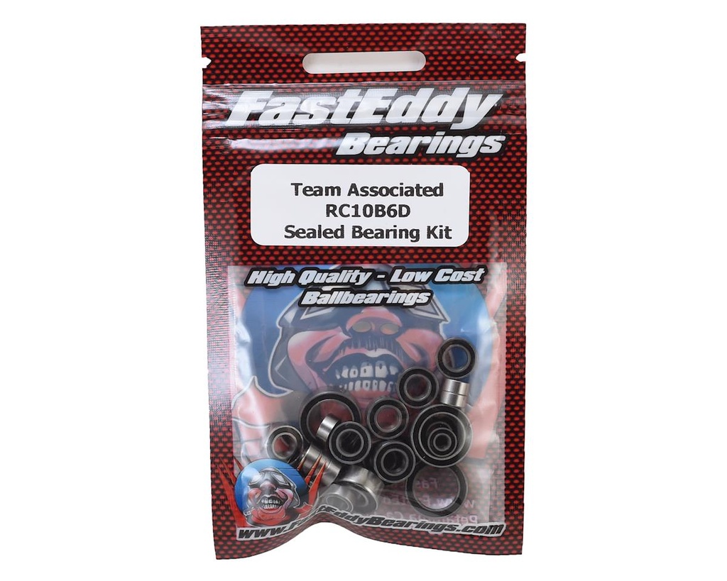FastEddy Associated RC10 B6D Sealed Bearing Kit