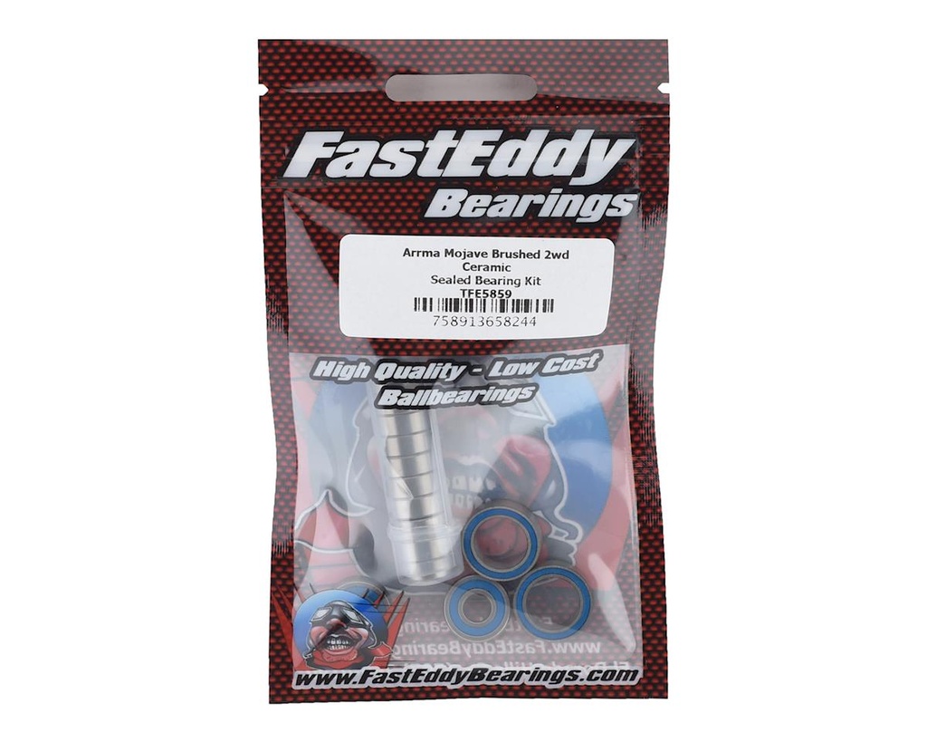 FastEddy Arrma Mojave Brushed 2wd Ceramic Rubber Sealed Bearing Kit