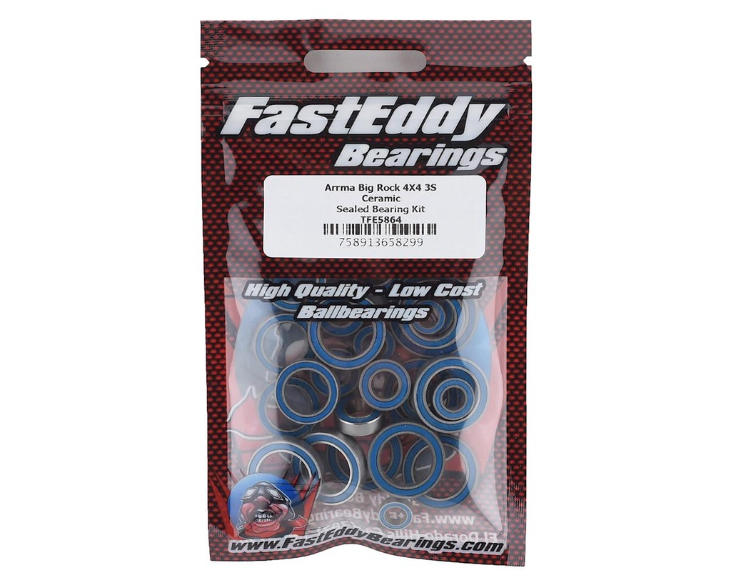 FastEddy Arrma Big Rock 4X4 3S Ceramic Sealed Bearing Kit