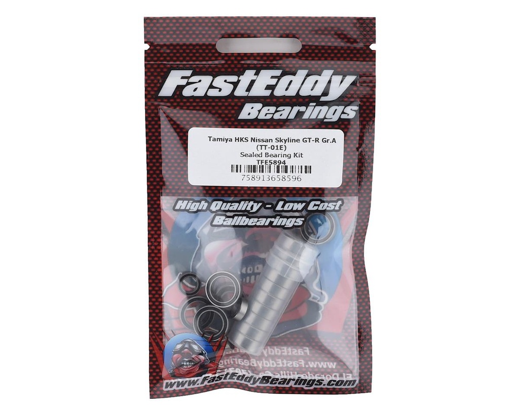 FastEddy Tamiya HKS Nissan Skyline GT-R Gr.A Sealed Bearing Kit (TT-01E)