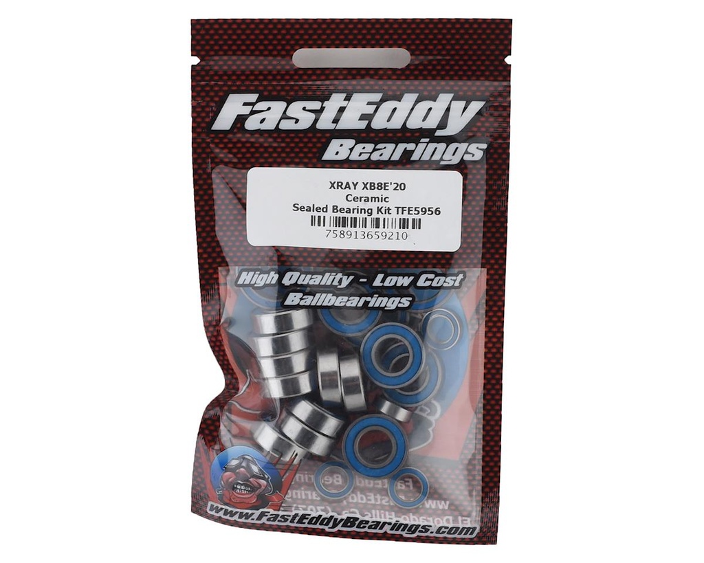 FastEddy XRAY XB8E'20 Ceramic Sealed Bearing Kit