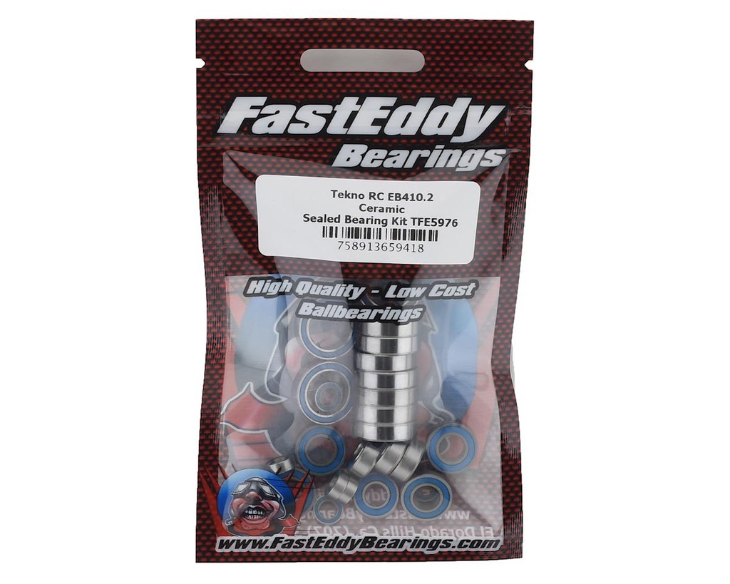 FastEddy Tekno RC EB410.2 Ceramic Sealed Bearing Kit