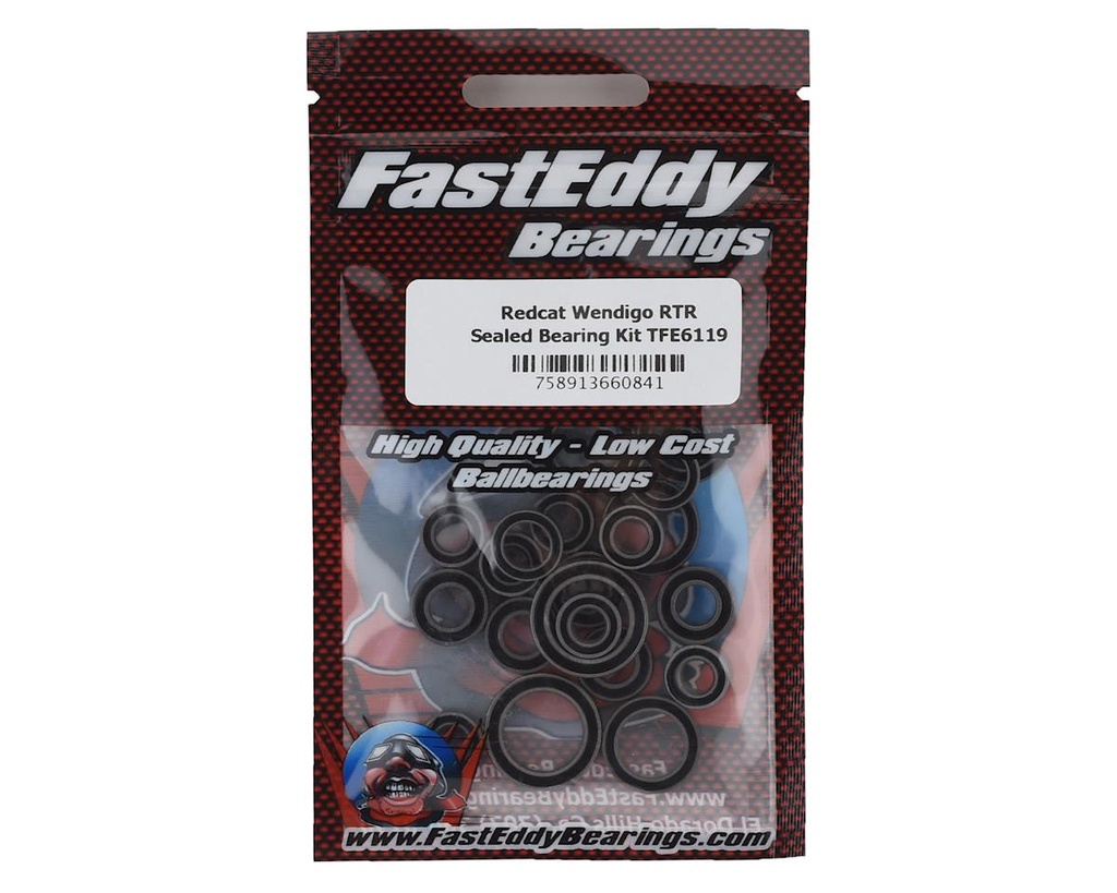 FastEddy Redcat Wendigo Sealed Bearing Kit