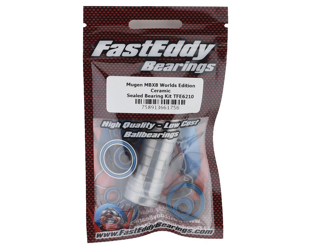 FastEddy Mugen MBX8 Worlds Edition Ceramic Sealed Bearing Kit