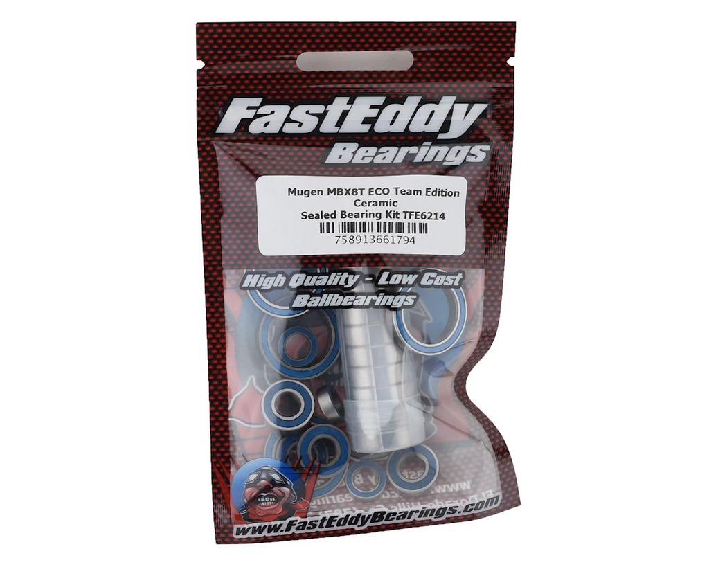 FastEddy Mugen MBX8T ECO Team Edition Ceramic Sealed Bearing Kit